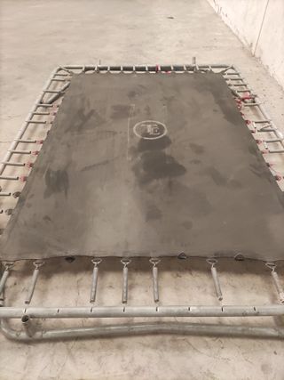 Cama elástica, trampolín rectangular