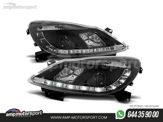 FAROS DELANTEROS LUZ DIURNA LED PARA OPEL CORSA D