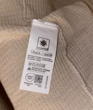 2 fundas beige universales para butaca Faverti