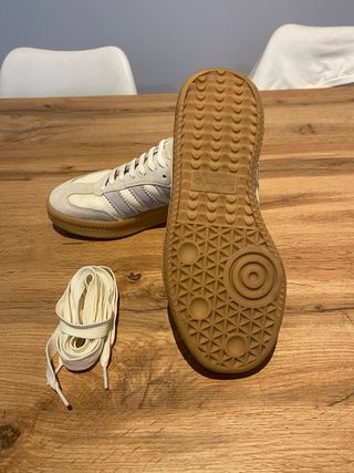 Zapatillas Adidas Samba XLG Beige/Blanco