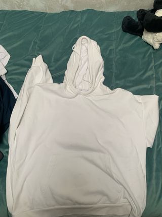 Sudadera Stradivarius Blanca Talla XS