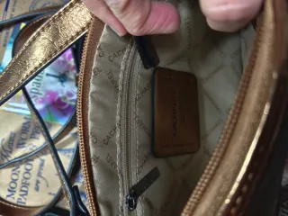Bolso Cacharel Marrón y cobre