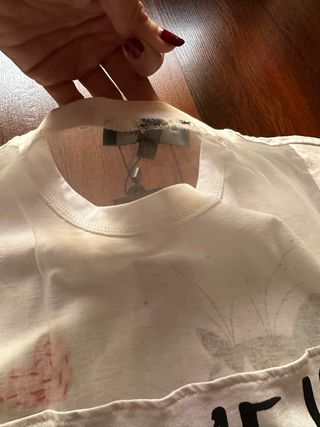 Vestido Camisa Gato Dibujo Talla 44