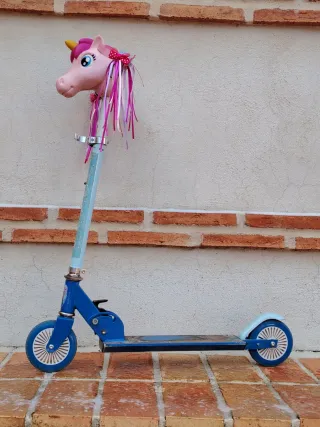 Patinete infantil unicornio