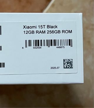 Xiaomi 15t Caja Sellada