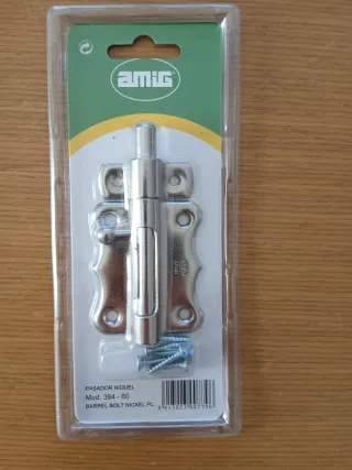 Pestillo Amig Níquel 60mm