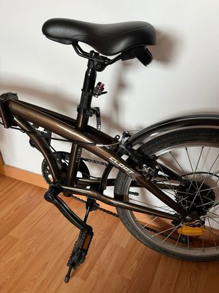 Bicicleta Plegable Iconic Marrón