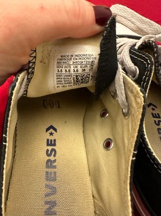 Converse All Star Negras Talla 36