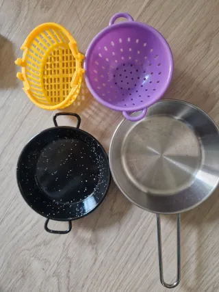 Cocinita de juguete con accesorios