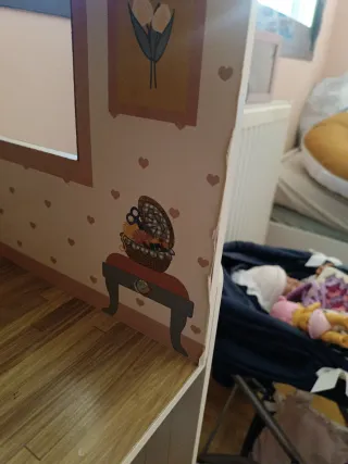 Casa de muñecas Villa Maria con accesorios de made