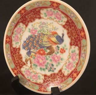 Pareja platitos Arita Yoshiyama (Imari) Japón