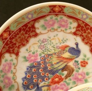 Pareja platitos Arita Yoshiyama (Imari) Japón