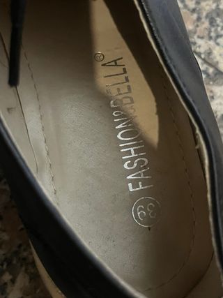 Scarpe donna nere stringate 39