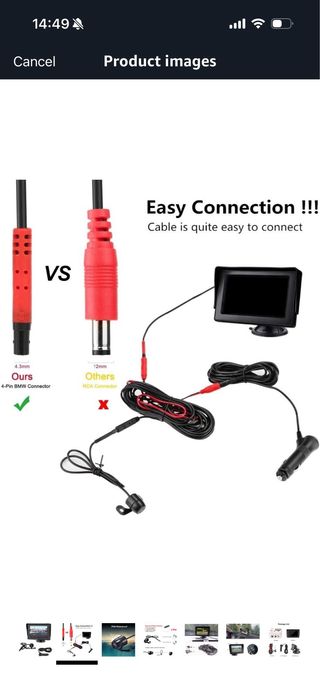 Cámara de Reversa Jansite IP68