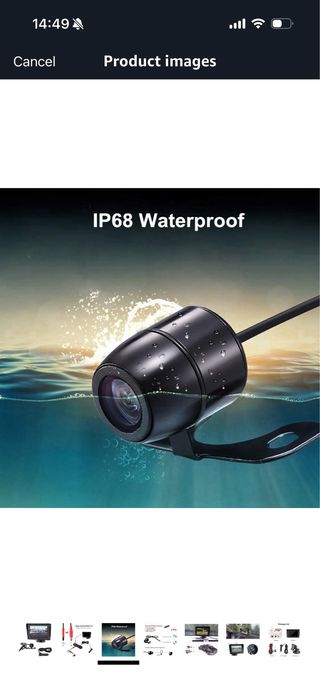 Cámara de Reversa Jansite IP68