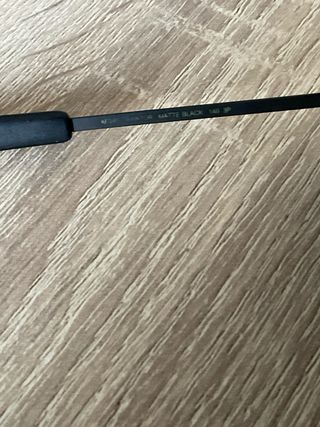 Gafas Randolph Aviator Negro Mate cobalt polarizad