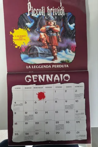Raro Calendario Piccoli Brividi 1999 con inserto