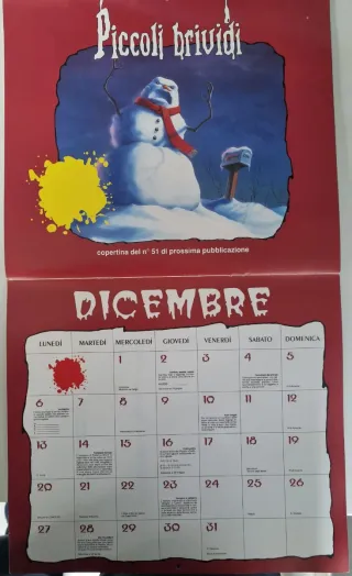 Raro Calendario Piccoli Brividi 1999 con inserto