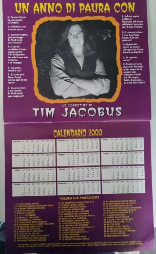Raro Calendario Piccoli Brividi 1999 con inserto