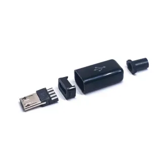 USB Male 5 Pin DIY Micro USB Connector Set di 5