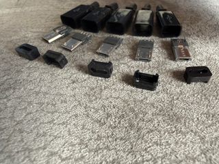 USB Male 5 Pin DIY Micro USB Connector Set di 5