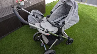 Cochecito Jané Kawai + Capazo Gris