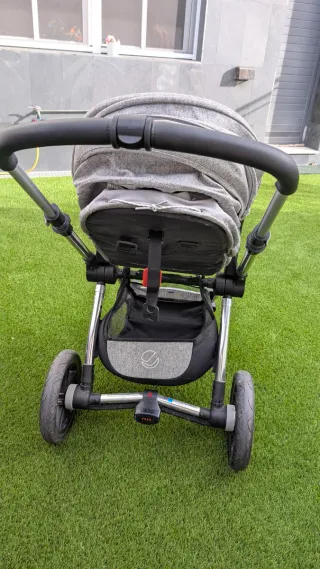 Cochecito Jané Kawai + Capazo Gris