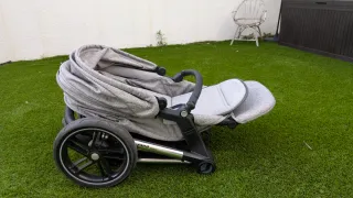 Cochecito Jané Kawai + Capazo Gris