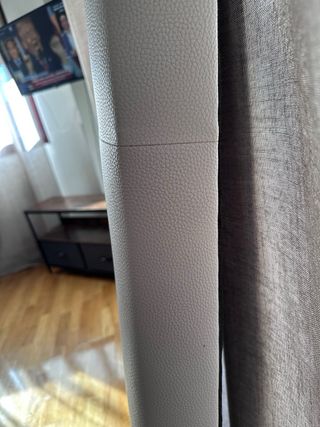 Cabecero de cama polipiel blanco