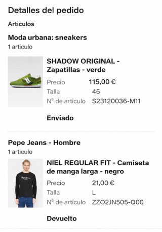 Zapatillas Saucony Shadow Original Talla 45