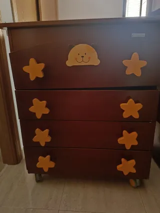 Base Cama Juvenil Naranja