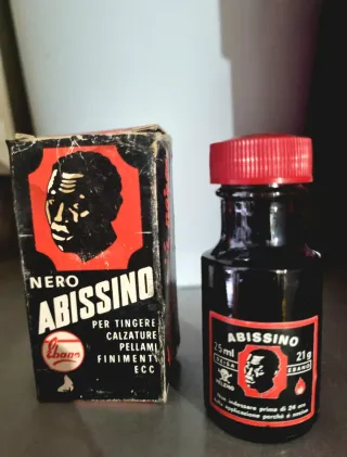 Nero EBANO – flacone e scatola vintage anni 60