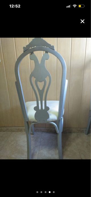 Juego de 5 Sillas Antiguas