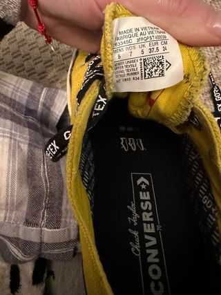 Converse GORE-TEX Amarillas Talla X