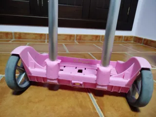 Carro y mochila conjunto rosa