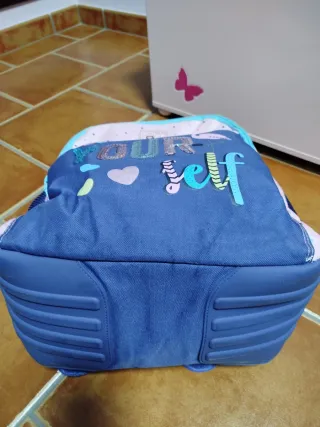 Carro y mochila conjunto rosa