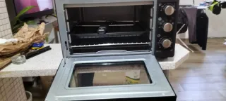 Horno Eléctrico Portátil Negro