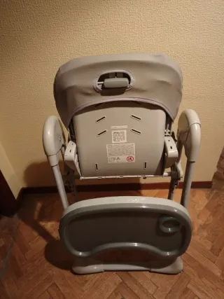 Trona Kinderkraft bebé gris