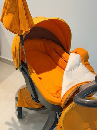 Carrito Bebé Stokke Xplory Completo Naranja