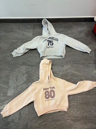 Lote 2 sudaderas niña