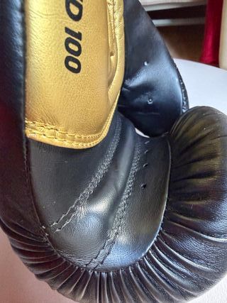Guantes Boxeo Adidas Negros y Dorados