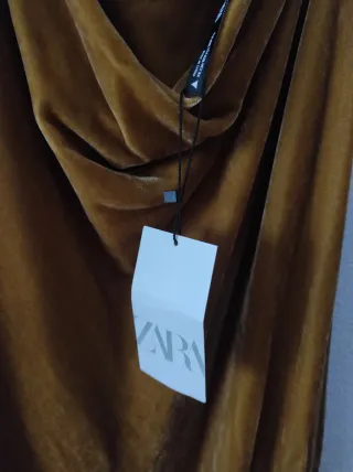 Vestido Terciopelo Zara