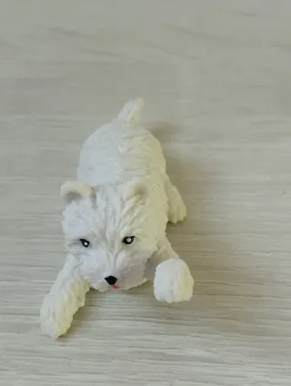 Pack 5 Perros Blancos Juguete Barbie.