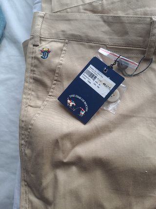 Pantalón Chino The Time of Bocha Beige Talla 50
