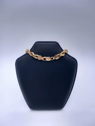 Cadena Salomónica de Oro 18K (02-00007)