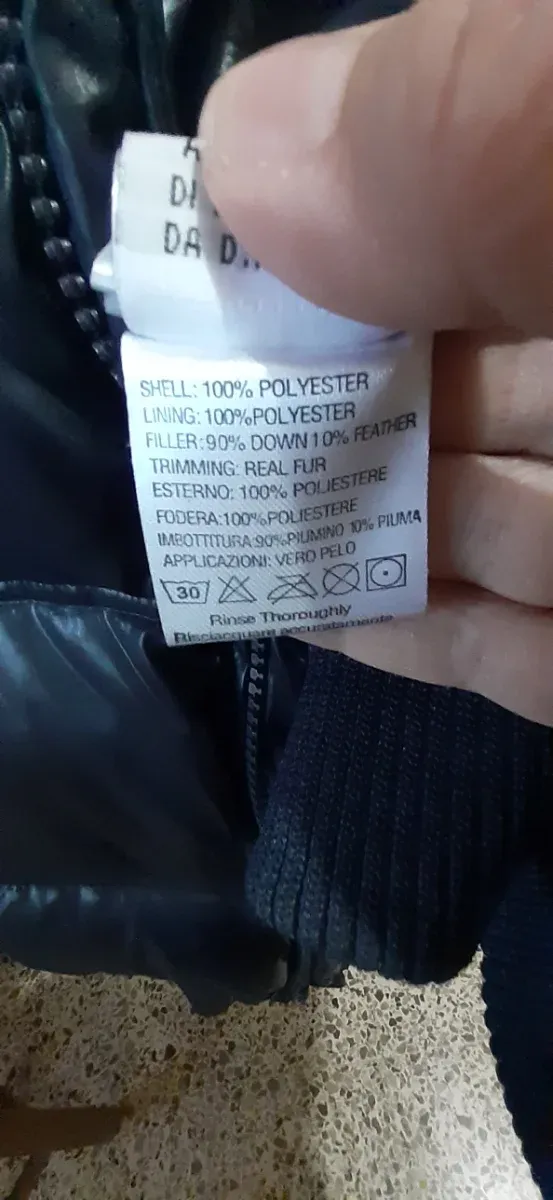 Giubbotto Bombogie Blu