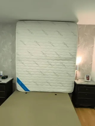 Colchón de tela viscoelástico 2 años poco uso