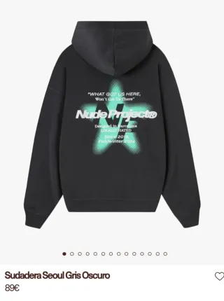 Sudadera Seoul Negro talla M