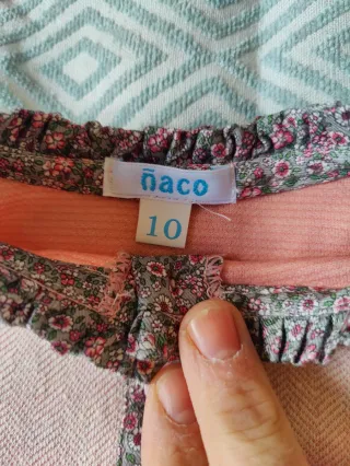 Camiseta ñaco rosa manga larga