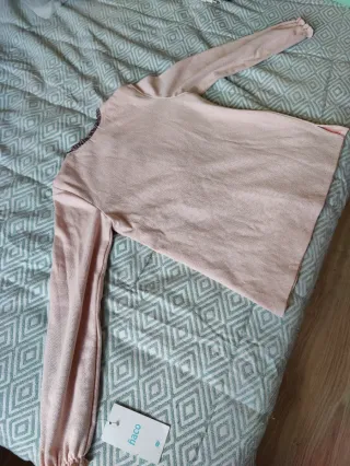 Camiseta ñaco rosa manga larga